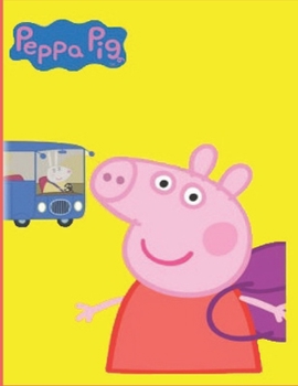 Peppa Pig: Peppa Pig Wonderful Adults Coloring Books True Gifts For Family With Easy Coloring Pages Peppa Pig In High-Quality To Unleash ... Coloring Pages , It Will Be Fun! 8.5×11 Inch