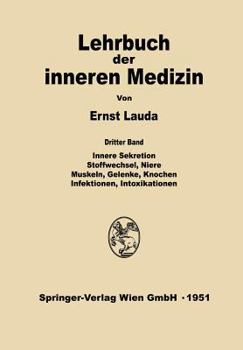 Paperback Innere Sekretion, Stoffwechsel, Niere, Muskeln, Gelenke, Knochen, Infektionen, Intoxikationen [German] Book