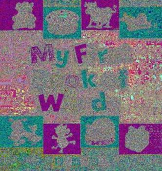 Hardcover My First Book of Words Book