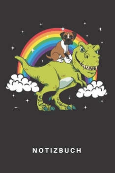 Notizbuch: Notizbuch | Notizheft | Schreibbuch 110 Seiten | Punkteraster | Punkte | DIN A5 | Hund | Hunde | Hundehalter | Hundebesitzer | Welpe | ... Dinos | Regenbogen | Wolken (German Edition)