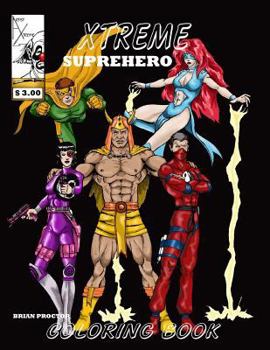 Paperback Xtreme Superhero Coloring Book