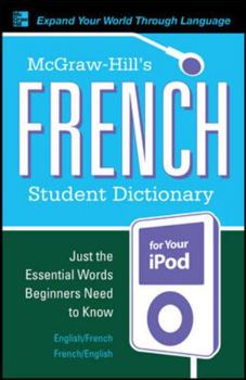 Product Bundle McGraw-Hill's French Student Dictionary [With Guide] Book