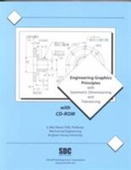Paperback Engineering Graphics Principles & Geometric Tolerancing Book