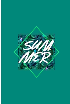 Summer: Beautiful Summer Perfect Gift Dot Grid Notebook/Journal (6"x9")