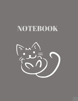 Paperback Notebook: Cat design Paperback composition Notebook, college ruled paper 8.5"? 11" 110 pages Book