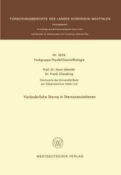 Paperback Veränderliche Sterne in Sternassoziationen [German] Book