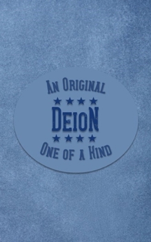 Paperback Deion: Personalized Writing Journal for Men Book