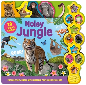Board book Noisy Jungle: Interactive Children's Sound Book with 10 Buttons Book