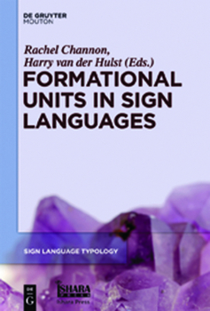 Hardcover Formational Units in Sign Languages Book