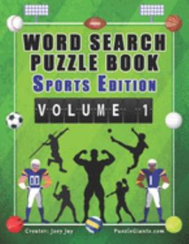 Paperback Word Search Puzzle Book Sports Edition Volume 1 Book