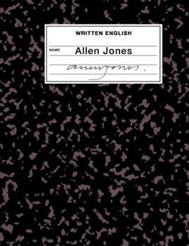 Paperback Written English: An Artist's Book by Allen Jones Book