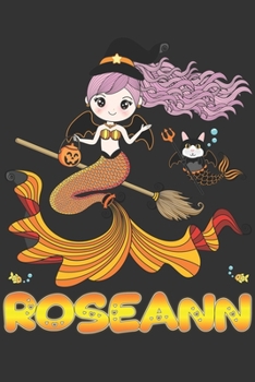 Roseann: Roseann Halloween Beautiful Mermaid Witch Want To Create An Emotional Moment For Roseann?, Show Roseann You Care With This Personal Custom ... Very Own Planner Calendar Notebook Journal