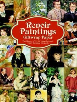 Paperback Renoir Paintings Giftwrap Paper (Dover Giftwrap) Book