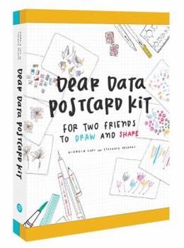 Product Bundle Dear Data Postcard Kit: For Two Friends to Draw and Share (DIY Data Visualization Postcard Kit) Book