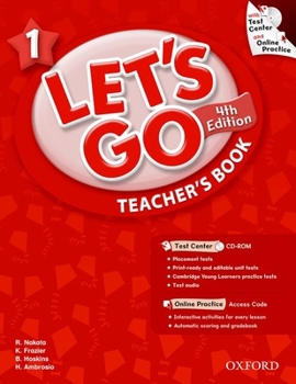 Paperback Let's Go 1 Teacher's Book [With CDROM] Book