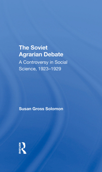 Hardcover The Soviet Agrarian Deba Book
