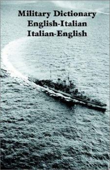 Paperback Military Dictionary English-Italian Italian-English Book