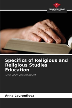 Paperback Specifics of Religious and Religious Studies Education Book