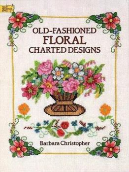 Paperback Old-Fashioned Floral Charted Designs Book