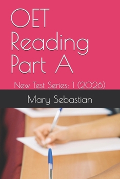 Paperback OET Reading Part A: New Test Series: 1 (2026) Book
