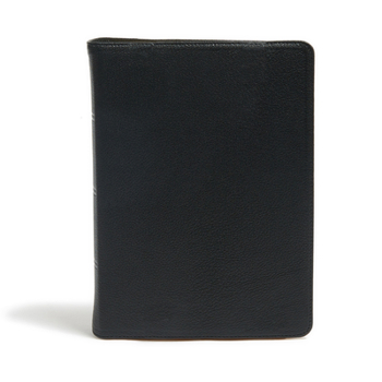 Leather Bound KJV Study Bible, Full-Color, Black Premium Goatskin, Indexed Book