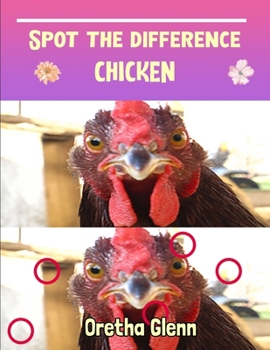 Paperback Spot the difference Chicken: Picture puzzles for adults Can You Really Find All the Differences? Book