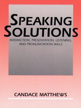 Paperback Speaking Solutions Instructor's Manual Book