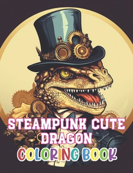 Paperback Steampunk Cute Dragon Coloring Book: Beautiful Edition 100+ Unique and Beautiful High-quality Designs Book
