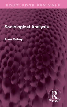 Paperback Sociological Analysis Book