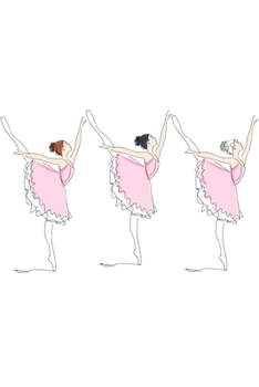 Paperback Ballet Notebook Book