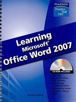 Spiral-bound Learning Microsoft Word 2007 [With CDROM] Book