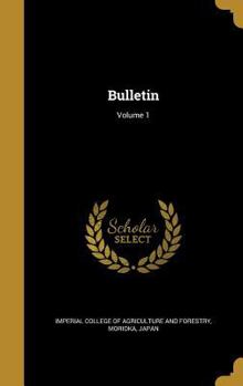 Hardcover Bulletin; Volume 1 Book