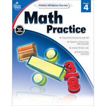 Paperback Math Practice, Fourth Grade Book