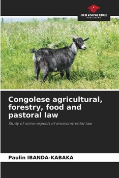 Paperback Congolese agricultural, forestry, food and pastoral law Book