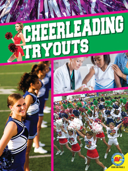 Library Binding Cheerleading Tryouts Book