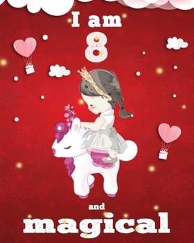 unicorn magical diary scholastic - unicorn journal i am 8 and magical: Notebook for Kids, coloring & Activity Book... 18 Adorable unicorn Designs, ... girls/ 8 Year Old Birthday Gift for Girls!