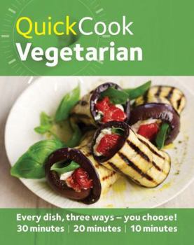 Paperback Quick Cook Vegetarian Book