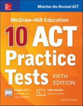 Paperback McGraw-Hill Education: 10 ACT Practice Tests, Fifth Edition Book