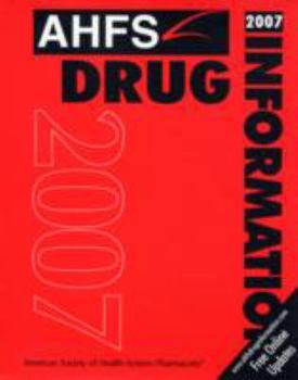 Paperback AHFS Drug Information 2007 Book
