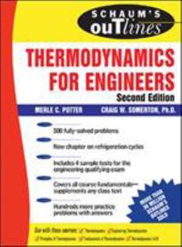 Paperback Thermodynamics for Engineers Book