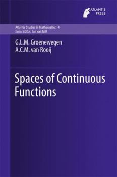 Hardcover Spaces of Continuous Functions Book