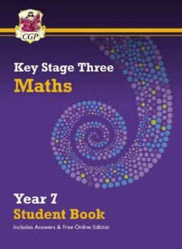 Paperback New KS3 Maths Year 7 Student Book - with answers & Online Edition (CGP KS3 Maths) Book