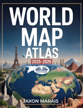 Paperback World Map Atlas 2025 - 2026 Book