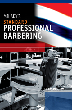 Paperback Exam Review for Milady Standard Professional Barbering Book