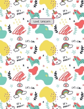 Magical Unicorn #05, Unicorn Wide Ruled Notebook for kids, Journal for Kids Ages 7-12, Kids diary books: Wide Lined Journal for Elementary School ... for Doodle, Take Notes, Drawing, Writing