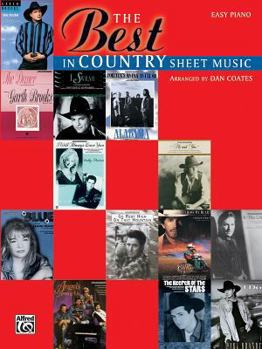 Paperback The Best in Country Sheet Music Book