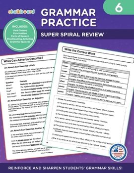 Paperback Grammar Practice Grade 6 Book