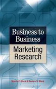 Hardcover Business to Business Marketing Research Book