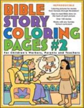 Paperback Bible Story Coloring Pages #2 Book