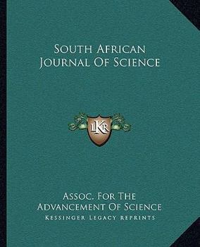 Paperback South African Journal Of Science Book